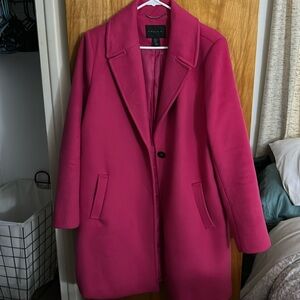 Pink woman’s winter jacket